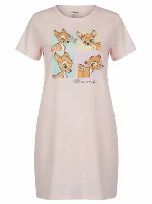 NWT Disney Bambi Nightshirt Pajama Sleep Tee Women’s Size Medium thumbnail 1