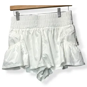 NEW FP Movement Get Your Flirt On Shorts White Athletic Womens S Tenniscore thumbnail 2