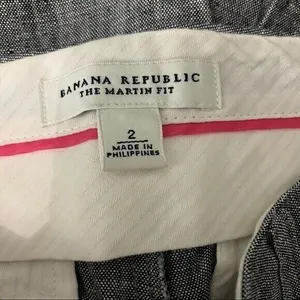 Banana Republic Pants 2 Gray Martin Fit Dress Career Workwear Classic thumbnail 6