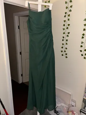 Formal Hunter Green Dress thumbnail 2