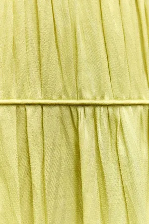 Zara maxi long bohemian lime lemon yellow summer wedding vacation casual thumbnail 16