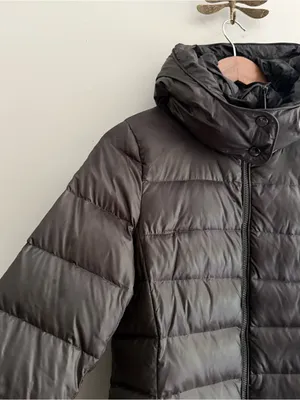 Happy Goat Lucky Dark Green Miranda Down Puffer Coat Womens Medium thumbnail 6