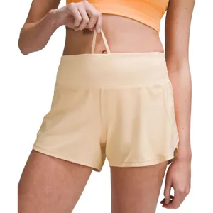Lululemon Speed Up Mid-Rise Short 4" *Summer Glow thumbnail 1