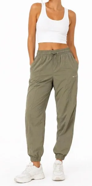 Wilo Green Parachute Jogger Pants thumbnail 1