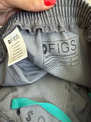FIGS Women's Gray Scrubs Medical Pants Size XXS thumbnail 3