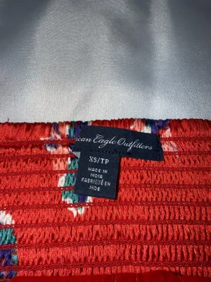 American Eagle Outfitters Red Silk Tank Size XS thumbnail 3