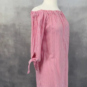 Lascana Off The Shoulder Striped Tunic Dress Size Small‎ Coastal Preppy Nautical thumbnail 5