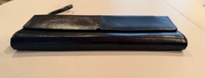 ALFANI | Leather clutch purse with strap thumbnail 3