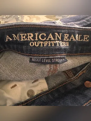 American Eagle Next Level Stretch Distressed Jean Shorts thumbnail 8