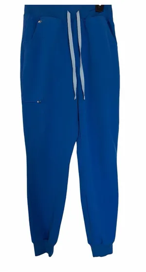 Figs Women’s Zamora Royal Blue Jogger Scrubs with Contrast Drawstring thumbnail 1