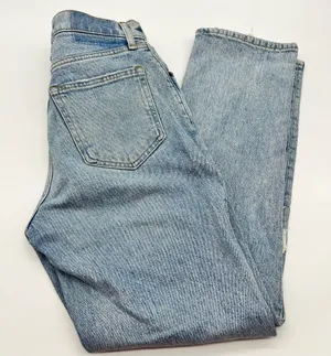 Abercrombie & Fitch Women’s Blue The 90s Straight Ultra High Rise Light Jeans-26 thumbnail 1