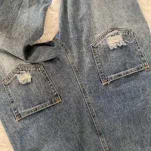Frontwards backwards medium wash denim overalls Blue Size undefined thumbnail 7