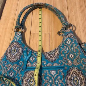 VERA BRADLEY Large Hobo in Totally Turq Retired Spring 2010 thumbnail 12