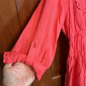 Motherhood, maternity, orange top size L thumbnail 4