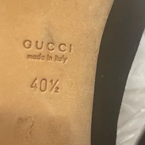 Gucci black suede peep toe platforms, 41 thumbnail 6