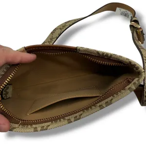 Michael Kors Belt Bag Womens L/XL Brown MK‎ Signature Logo Waist Pack Fanny Pack thumbnail 4