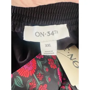 On 34th XXL Women's Taffeta Midi Skirt Macy's Floral‎ Formal Party Cottagecore thumbnail 6