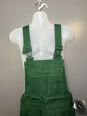 Mascot Newark Overalls Mens C48 33x30 Green Workwear Bib Knee Pad 10569-442-03 thumbnail 1