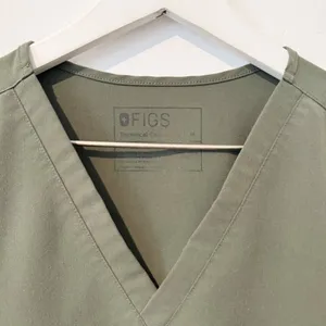 Figs‎ Catarina Scrub Top Size M Blue One Pocket V Neck Medical Hospital Corpcore thumbnail 4