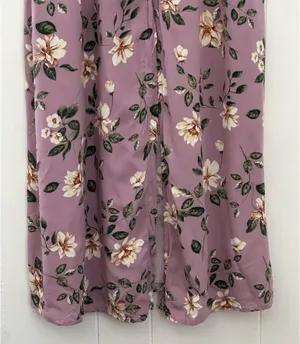 Live to be Spoiled Purple floral maxi dress Size XL thumbnail 5