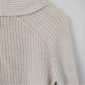 Aritzia Wilfred Tisserand Long Rib Knit Cardigan Sweater Merino Wool Size S thumbnail 10