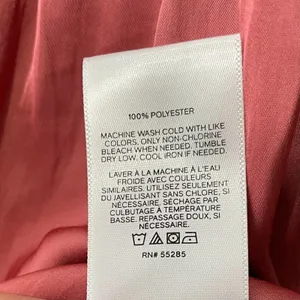 Express Size XL Silky Salmon Pink Ruched 3/4 Sleeve Top Romantic Office Siren thumbnail 8