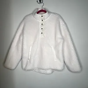 Athleta Sherpa Snap Pullover Size Large thumbnail 2