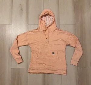 Carhartt Newberry Relaxed Fit Peach Pullover Hoodie Sweatshirt Womens Size Small thumbnail 1