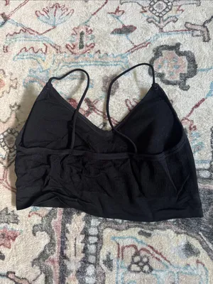 Black Seamless Scoop Bralette - Women Intimates (Not sure on size) thumbnail 2