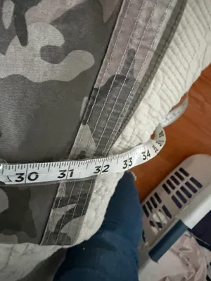 Abercrombie and fitch camo high rise cargo pants size 6l thumbnail 4