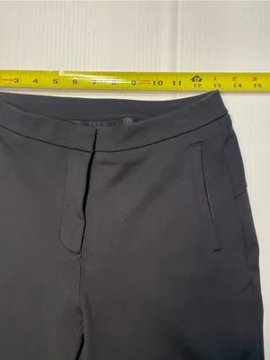 Lululemon On The Move Pant Ponte *28" Black Women Sz 4 Flip Cuff Great Condition thumbnail 5