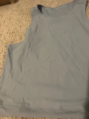 Lululemon Light Blue/gray Women's Sleeveless Tank Top thumbnail 2