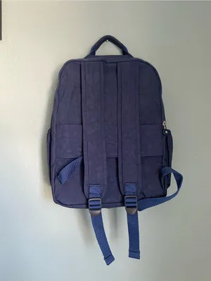 Kipling Tablet City Backpack Blue Elastic Side Pockets thumbnail 7