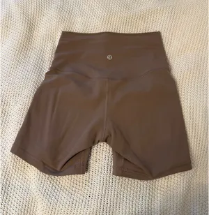 Brown lululemon biker shorts thumbnail 2