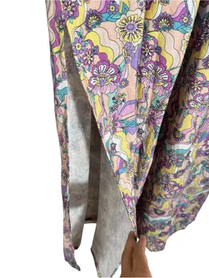 Anthropologie x La Porte Swirl Print Paperbag Wide Leg Pants XS NWT thumbnail 10