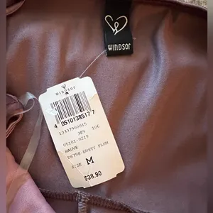 Windsor Elegant Satin V-Neck Dress thumbnail 2