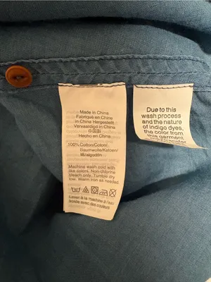 Madewell Lightweight 100% Cotton Button-Up Shirt in Chambray Blue thumbnail 5