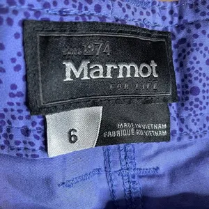Marmot Ginny‎ Patterned Outdoor Shorts Dot Deep Dusk 6 Purple thumbnail 3