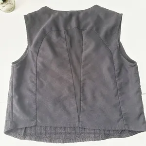 Zara W/B Womens Top Sz M Basket Sheer Cropped Festival Goth Y2K Grunge Minimal thumbnail 5
