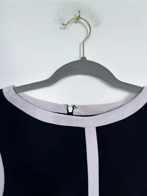 Lauren Ralph Lauren Black Long Sleeve Ruched Side Knee Length Dress Size 6 thumbnail 4