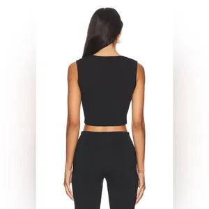 NWT SNDYS x REVOLVE Matching Capri Top in Black, size M thumbnail 3