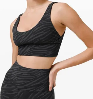 Lululemon Reversible Align Bra A/B animal print thumbnail 1