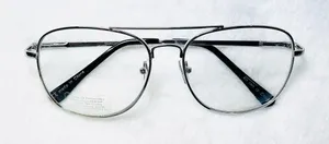 Metal aviator readers glasses thumbnail 1