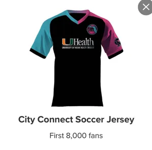NWT XL UHealth Miami Marlins City Connect Baseball Jersey Merch Athletic thumbnail 3