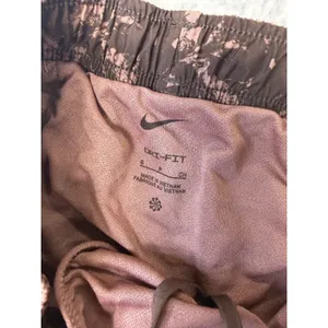 Nike Dri-FIT Women Running Short Mauve Brown Abstract Print FZ3482-208 Small NWT thumbnail 4