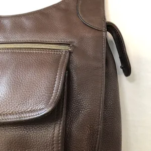Fossil 1954 Classic #75082 Brown Pebbled Leather Crossbody Messenger Purse Bag thumbnail 4