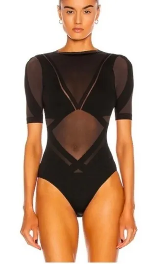 Wolford x adidas Sheer Motion Bodysuit Size XS thumbnail 1