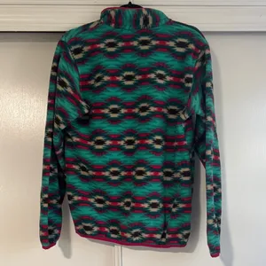 Patagonia Synchilla Lightweight Snap-T Fleece Pullover Wild Desert Beryl Green thumbnail 4