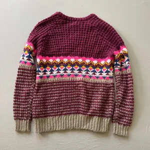 Anthropologie Coincidence & Chance Bright Fair Isle Sweater thumbnail 3
