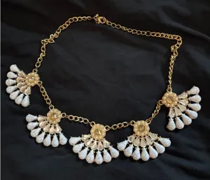 Gold Statement Necklace thumbnail 1